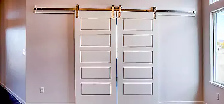 Glass Barn Door with Installation Hardware Kit La Crescenta-Montrose