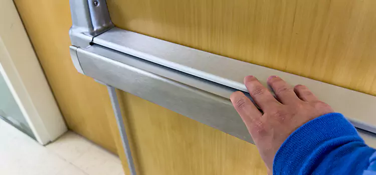 Installing a Push Bar on a Door La Crescenta-Montrose