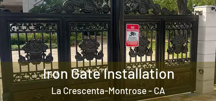 Iron Gate Installation La Crescenta-Montrose - CA